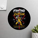 Rally Kid Carson Sticker and Magnet