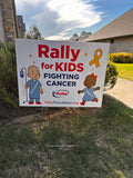 Childhood Cancer Awareness Yard Sign 2025