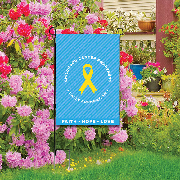 Childhood Cancer Awareness Garden Flag