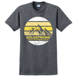 Short Sleeve #GOLDSTRONG Mountains T shirt